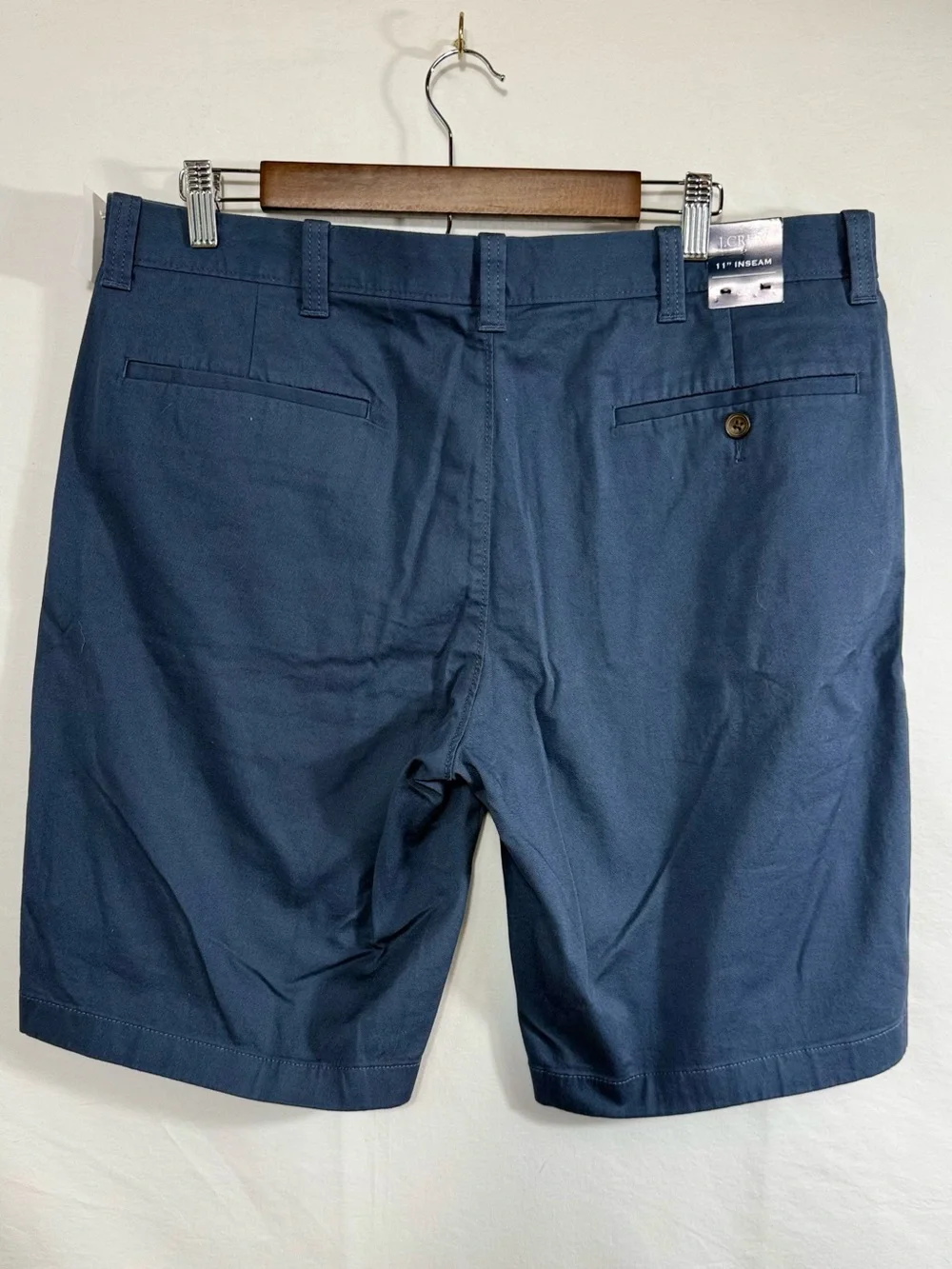 J. Crew Men's Dark Navy Flat-Front Shorts 11” Inseam
